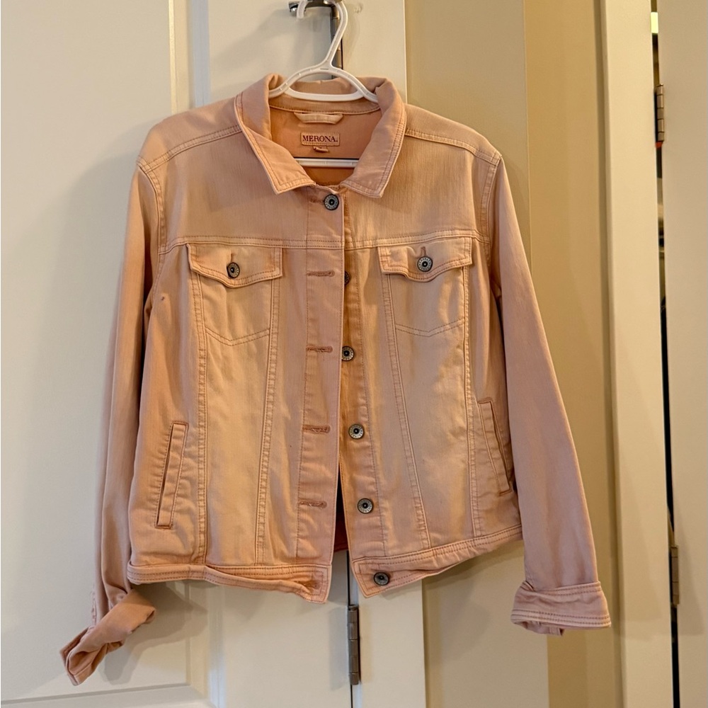 Merona Women's Light Pink Jean Jacket